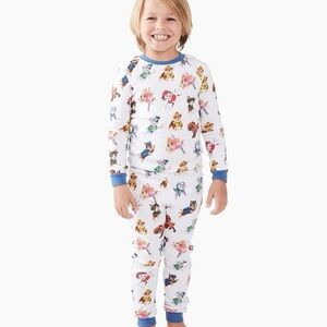 Pottery barn kids organic paw patrol pajama set sz 8
